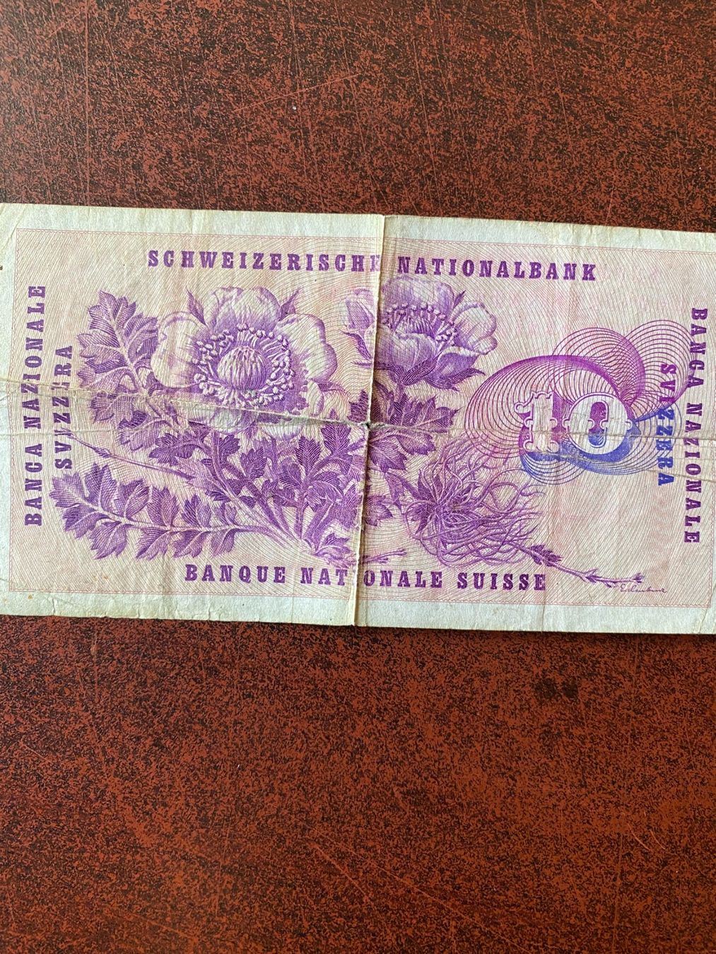 Billets de banque: zehner - Note Serie 66 / Jg. 1970 – D'occasion à Landquart par Pst3 1