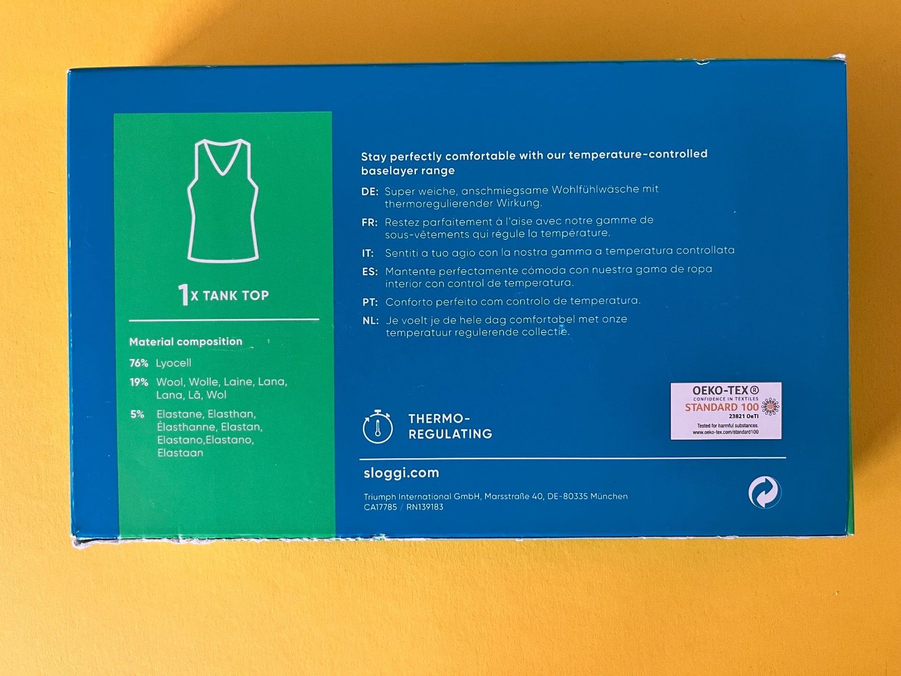 Sloggi Top: SLOGGI, Tank Top Ever Cosy, Grösse S, Farbe Rot – Nuovo e nell'imballaggio originale da Rudolfstetten venduto da gst_g7xl 2