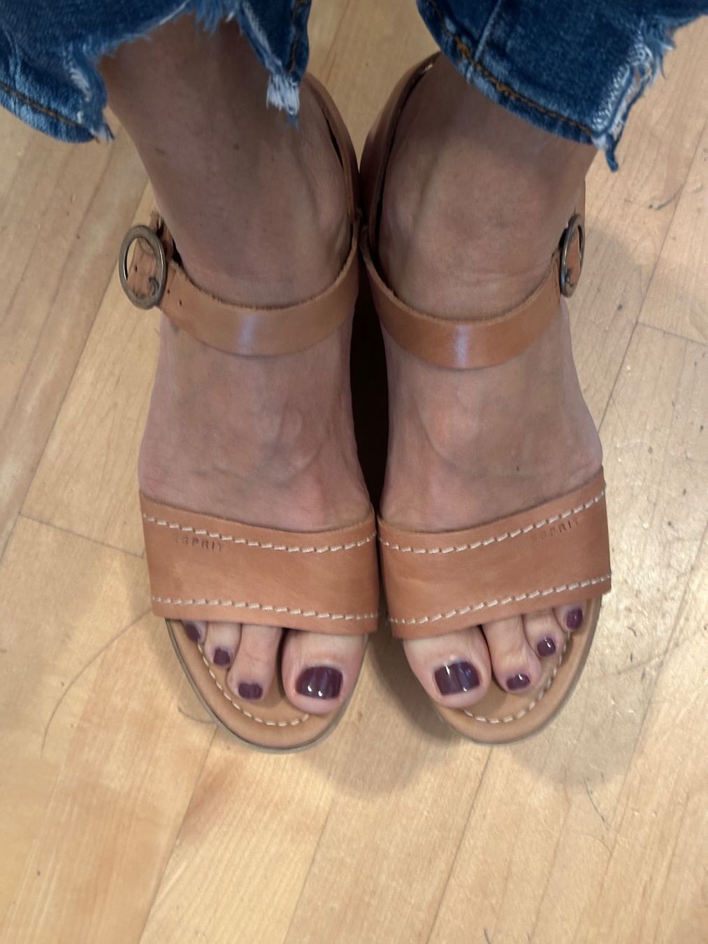 Esprit Scarpe da donna: Leder-Wedges Gr. 40 Esprit braun – Nuovo (secondo la descrizione) da Altendorf venduto da Eastwick4 1