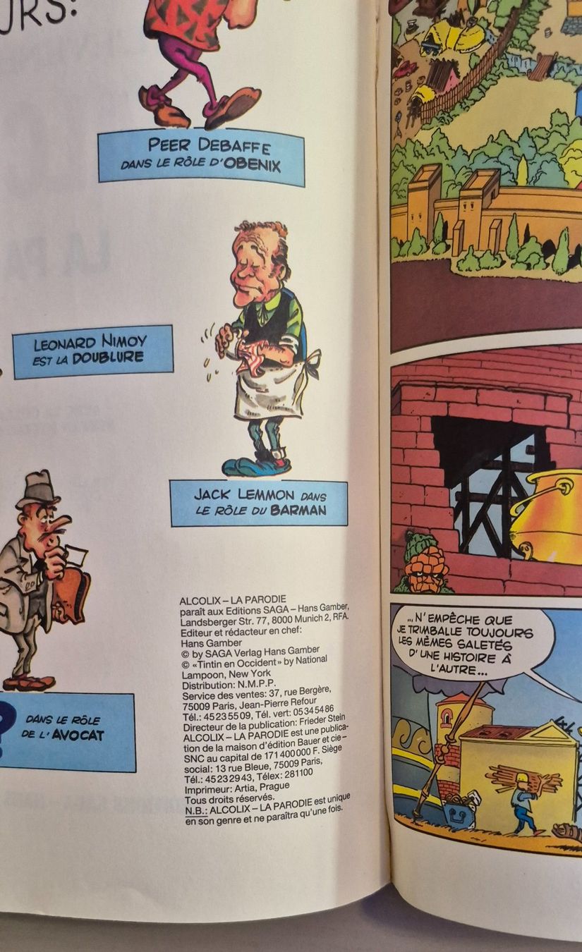 Fumetti: Alcolix - La Vraie Parodie - Edition Originale – Usato da Grand-Lancy venduto da loi_599y 2