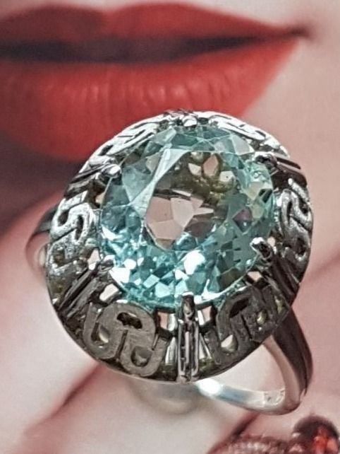 Anelli: Traumhafter rhodinierter Gelbgold Ring – Nuovo (secondo la descrizione) da Unterägeri venduto da Altgoldschmuck