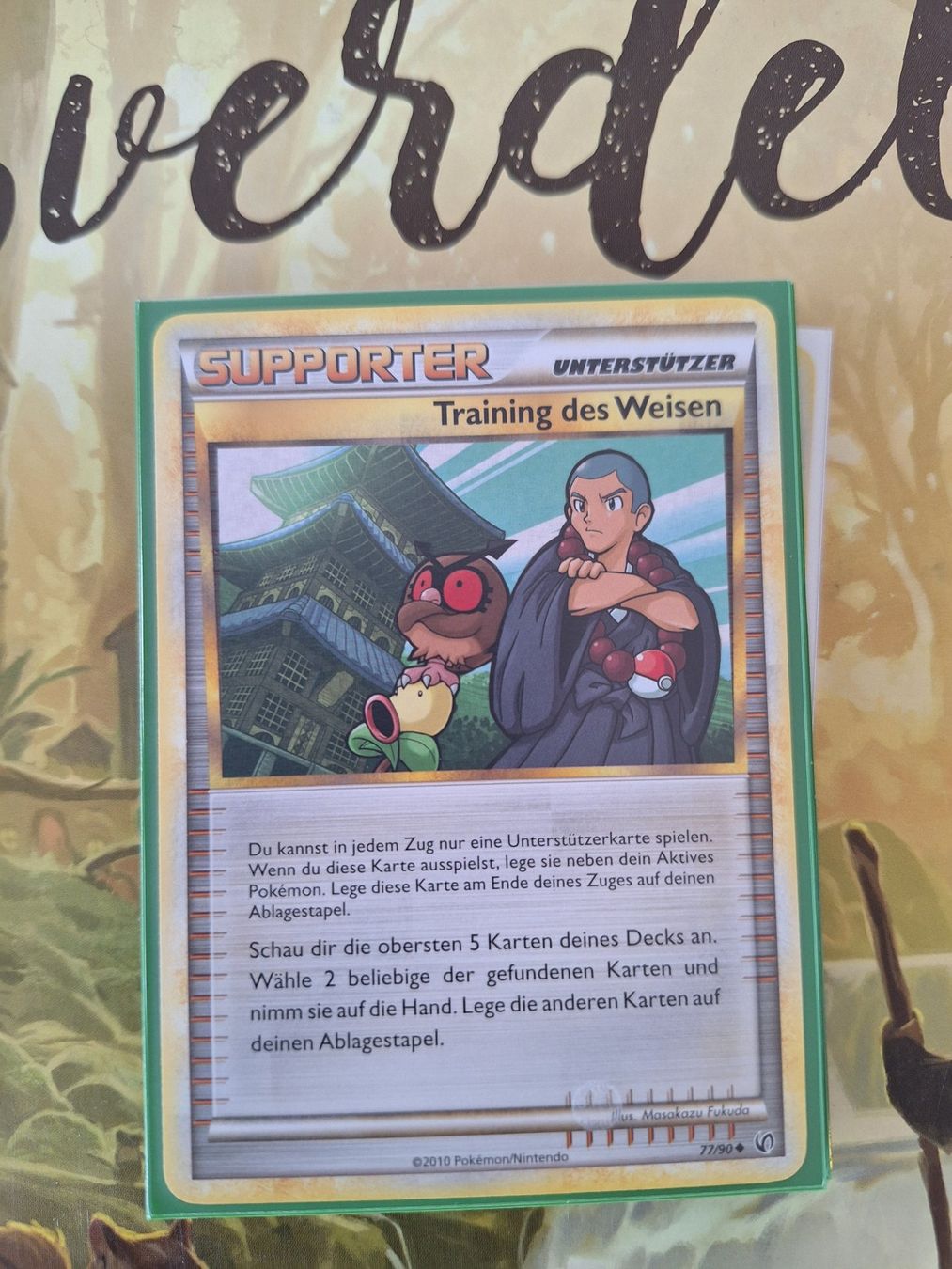 Pokémon Sammelbilder & Trading cards: Training des Weisen - Heartgold Soulsilver – Gebraucht aus Altstätten SG von GGsGameshop