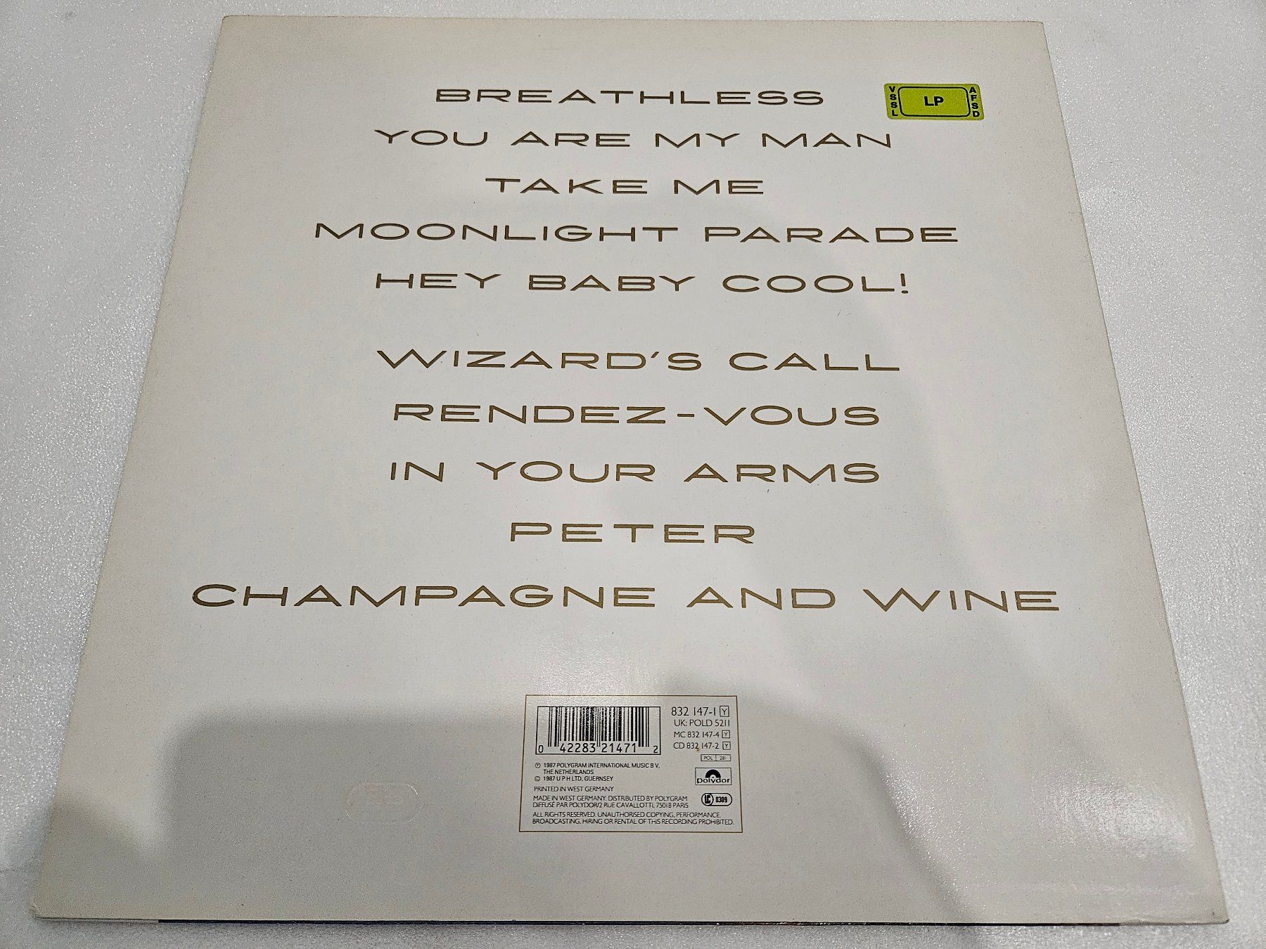 Dischi in vinile: Viktor Lazlo – Viktor Lazlo – Usato da Uster venduto da Vinyl-Leidenschaft 1