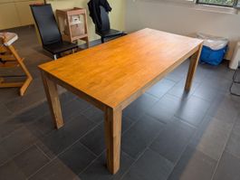 Esstisch ausziehbar Holz 180-270cm Breite 90cm
