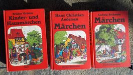 3 Märchenbücher - Andersen, Grimm, Bechstein