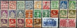 tolles Lot Vollstempel ab 1887 mit guten Werten ab 7.50