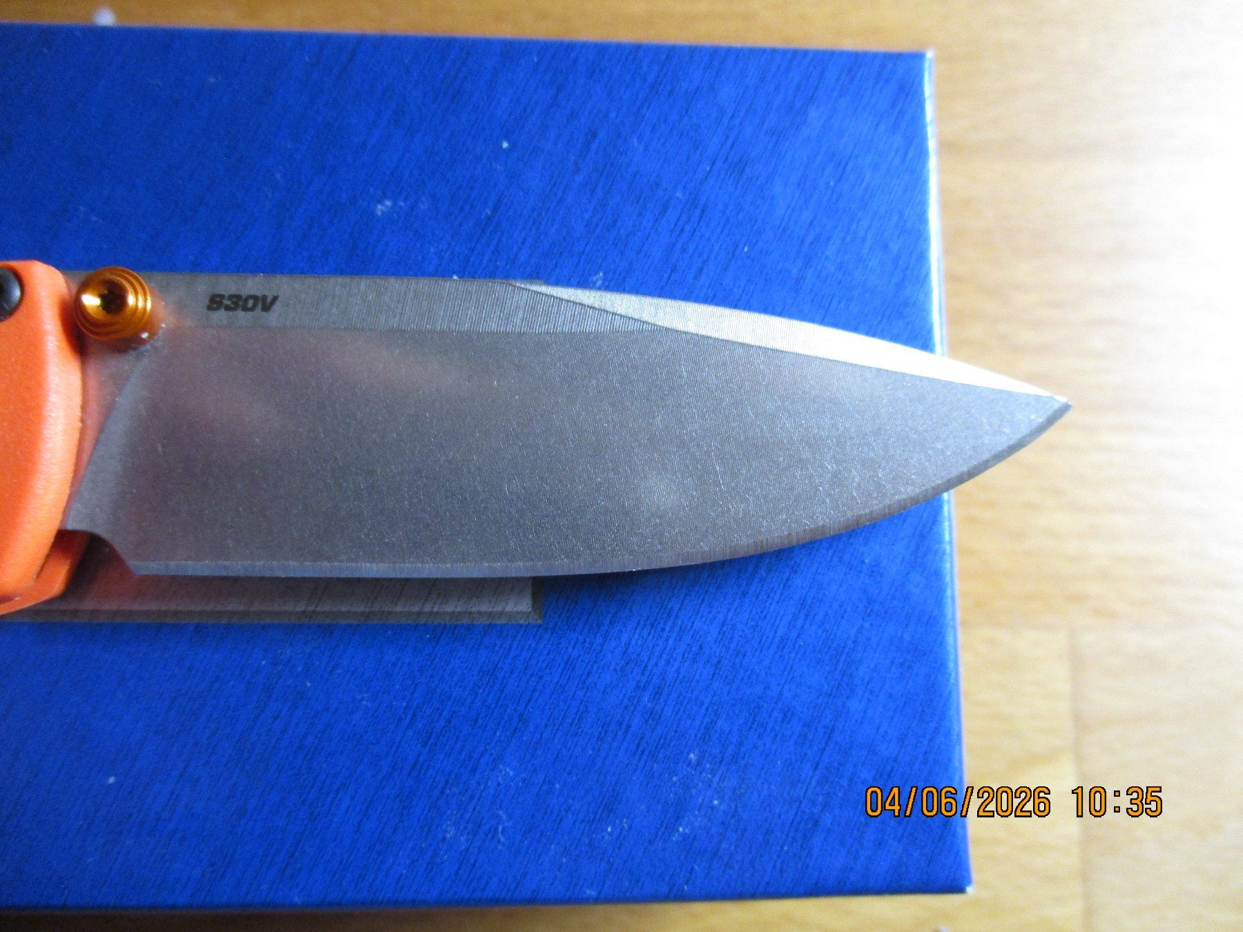 Benchmade Taschenmesser: Benchmade - Mini Bugout Mesa Orange – Gebraucht aus Solothurn von Merschweinchen 1