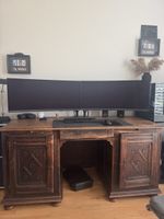 Schreibtisch/ Bürotisch massiv antik