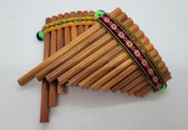SONDERPREIS Einsteiger Panflöte Flöte Bambus aus Peru, NEU!!