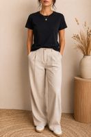 T-SHIRT NOIR FEMME