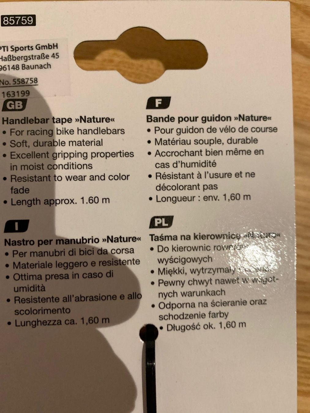Pièces détachées: Velo Lenkerband – Neuf avec emballage d'origine à Wettingen par stern910 2