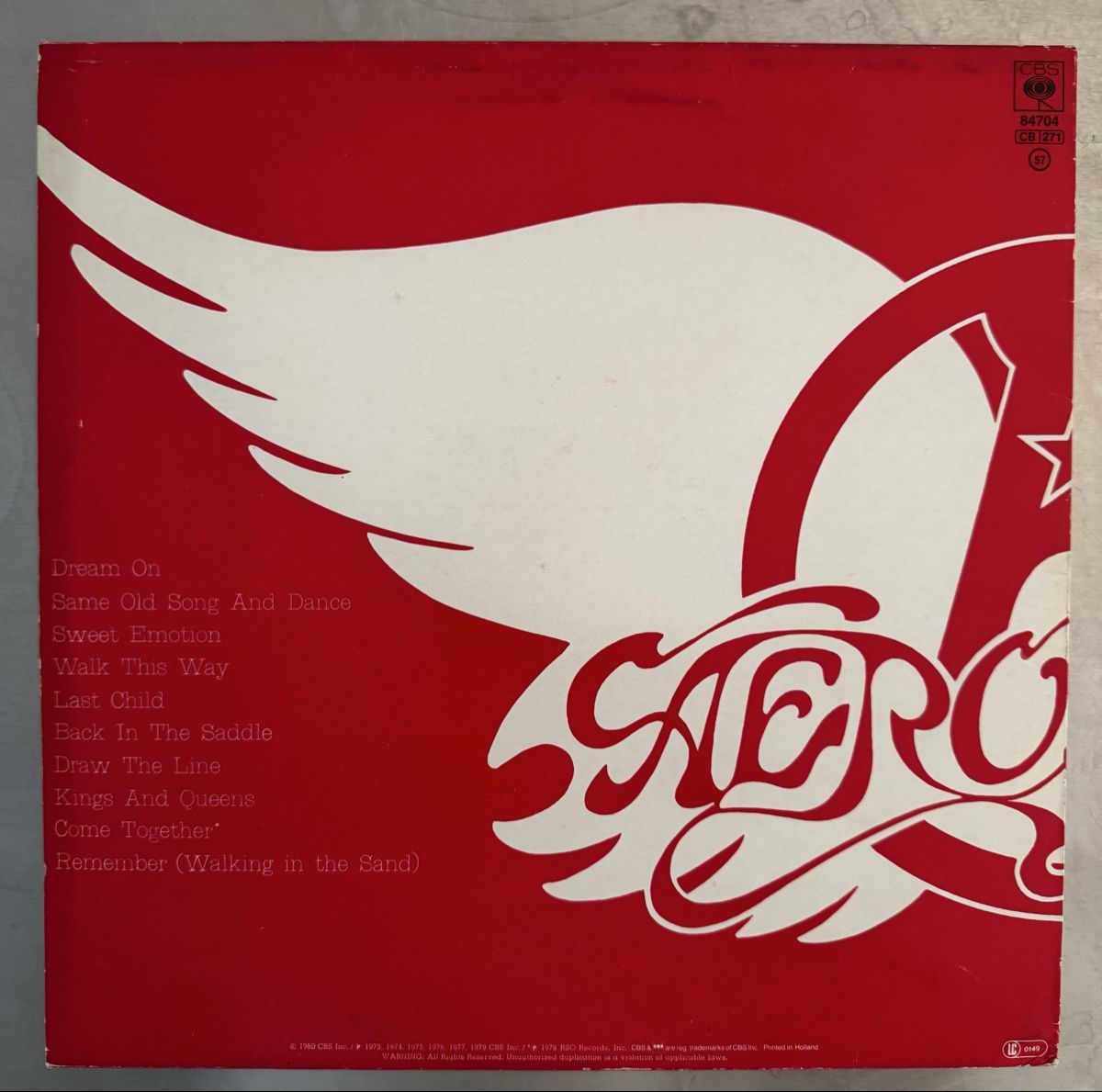 Dischi in vinile: Aerosmith -  Greatest Hits -  LP - 80s – Usato da Rorbas venduto da BlackstarRecords 1