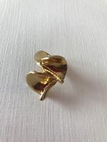 Bague design plaqué or (QJ)