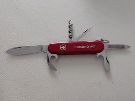Wenger Comander Taschenmesser Chrono AG rot gebraucht
