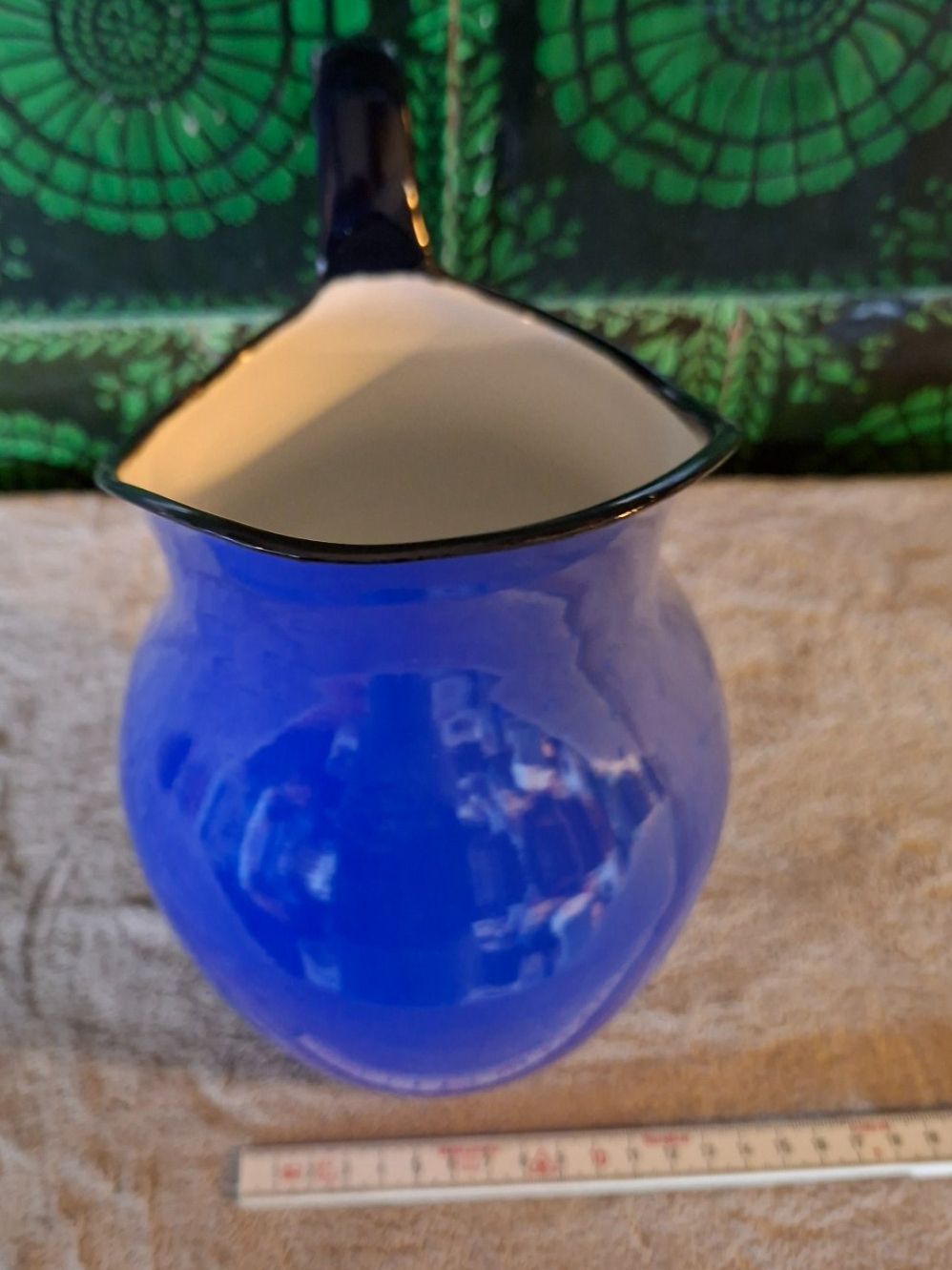 Caraffe: Wunderschöner, alter, Vintage, blauer Emaille Wasserkrug – Nuovo (secondo la descrizione) da Otelfingen venduto da silver-moon 4