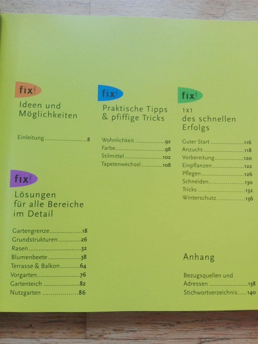 Libri: Garten fix!    (Dorothée Wæchter) – Usato da St. Gallen venduto da elk2021 4