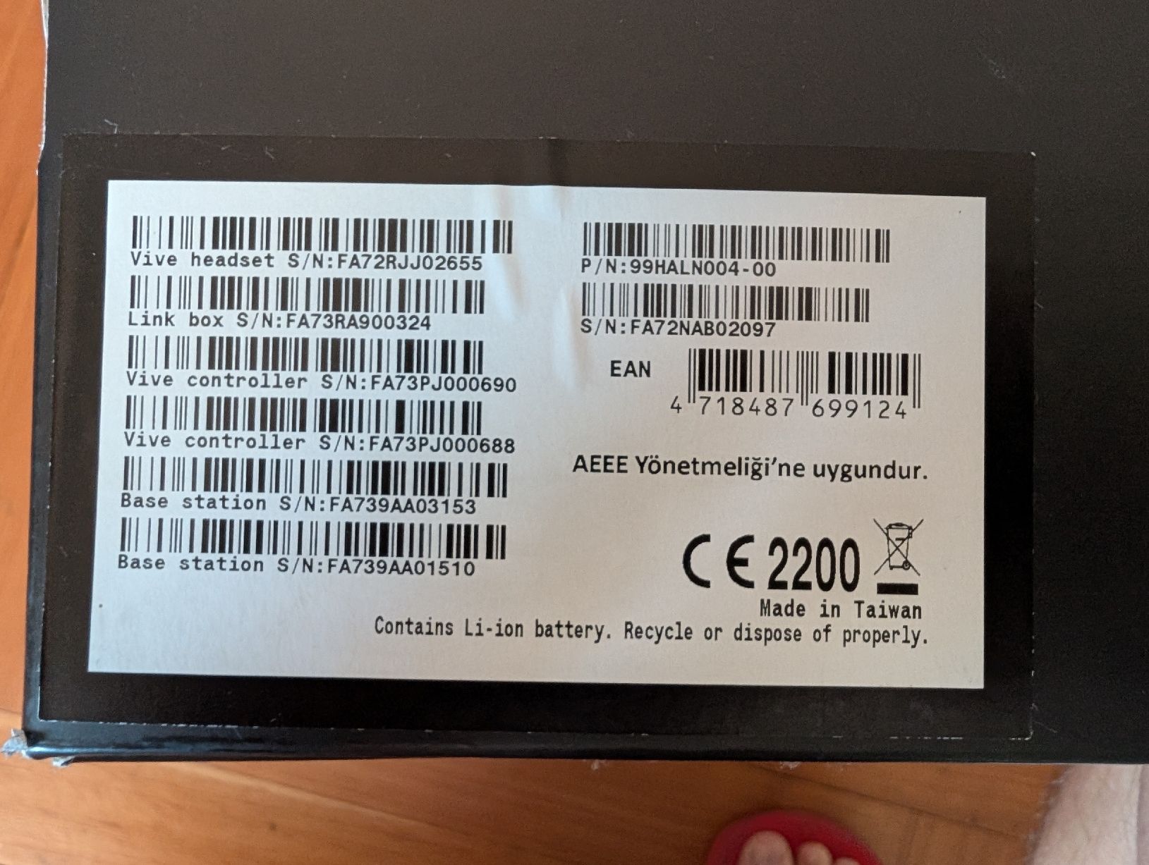 HTC VR Brille: HTC Vive VR Set – Gebraucht aus Rapperswil SG von Selvin 3