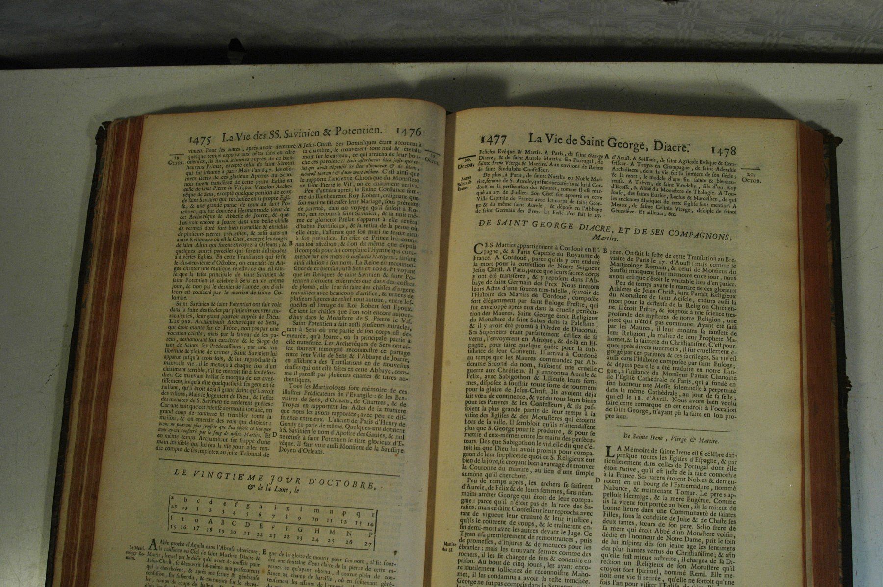 Bücher: Buch Les Vies Des Saints MDCCXIX – Gebraucht aus Herisau von Wisen 3
