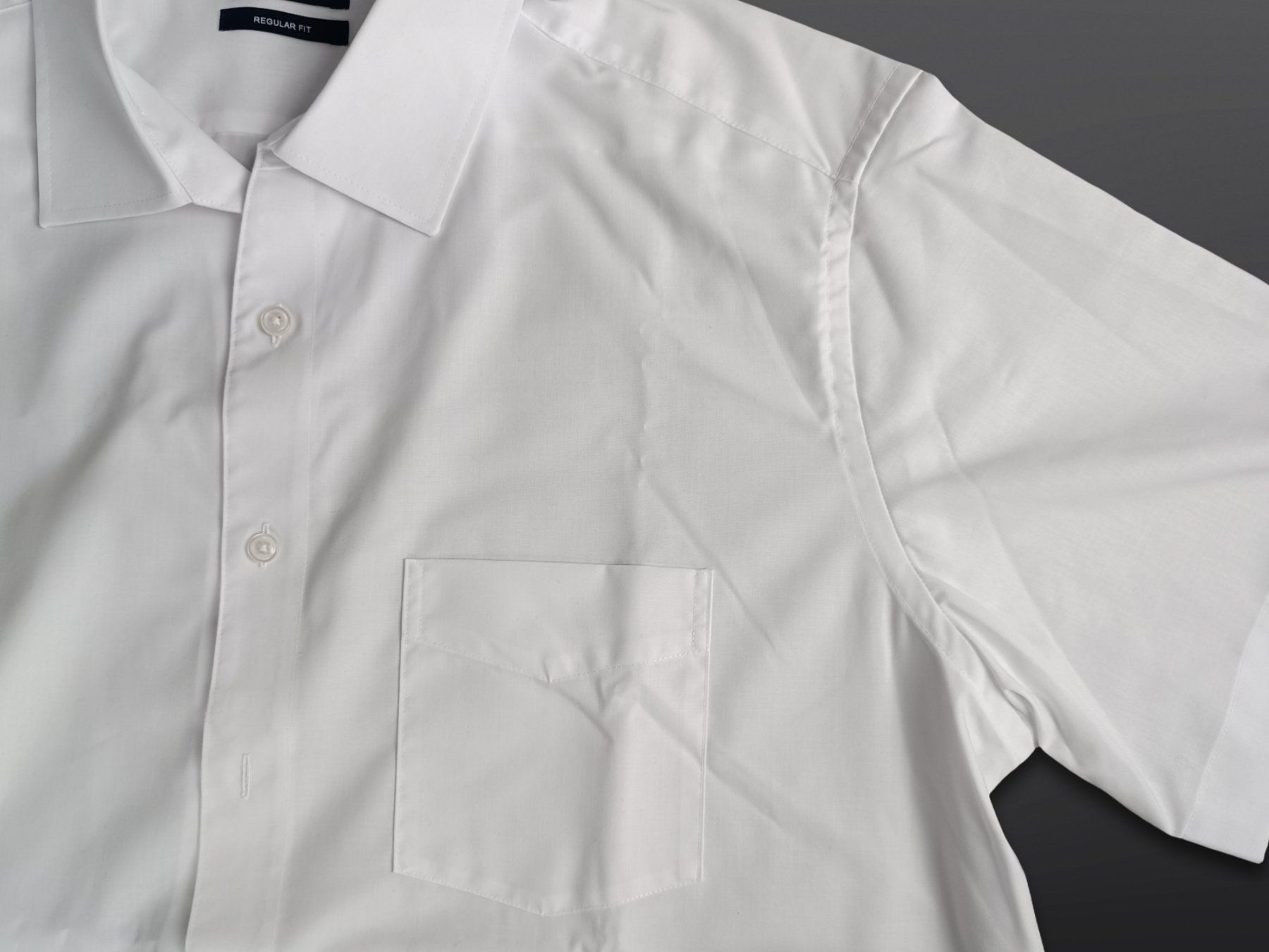 Walbusch Camicie: WALBUSCH Regular Fit Kurzarm Herren Hemd Gr. 44 – Usato da Suhr venduto da Restwert_Suhr 4