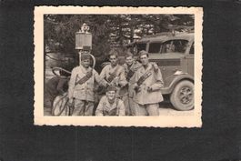 -Kriegsinternierte Echtfoto