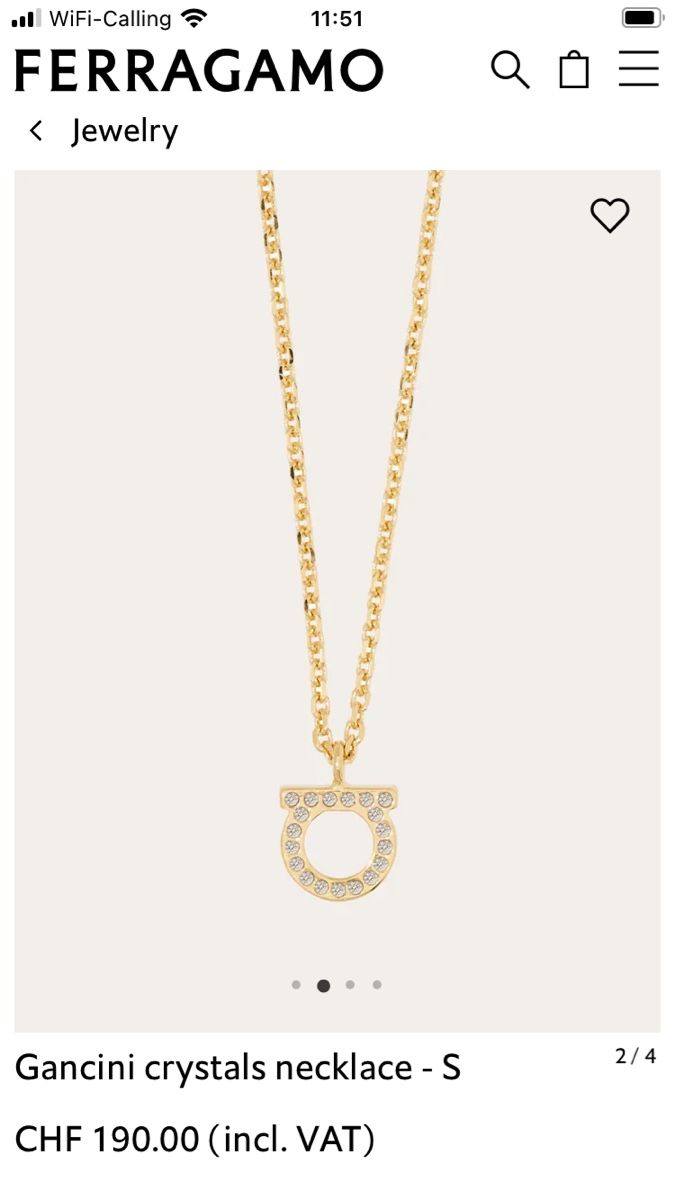 Altri gioielli: FERRAGAMO necklace – Nuovo e nell'imballaggio originale da sion venduto da orchikorchik 4