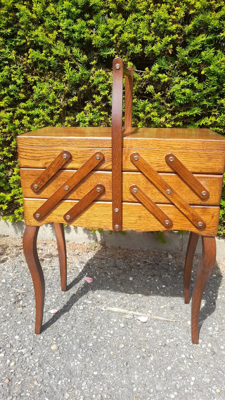 Cassettiere: Travailleuse - Meuble à Couture - VINTAGE – Usato da Bussigny venduto da Zabeth1030