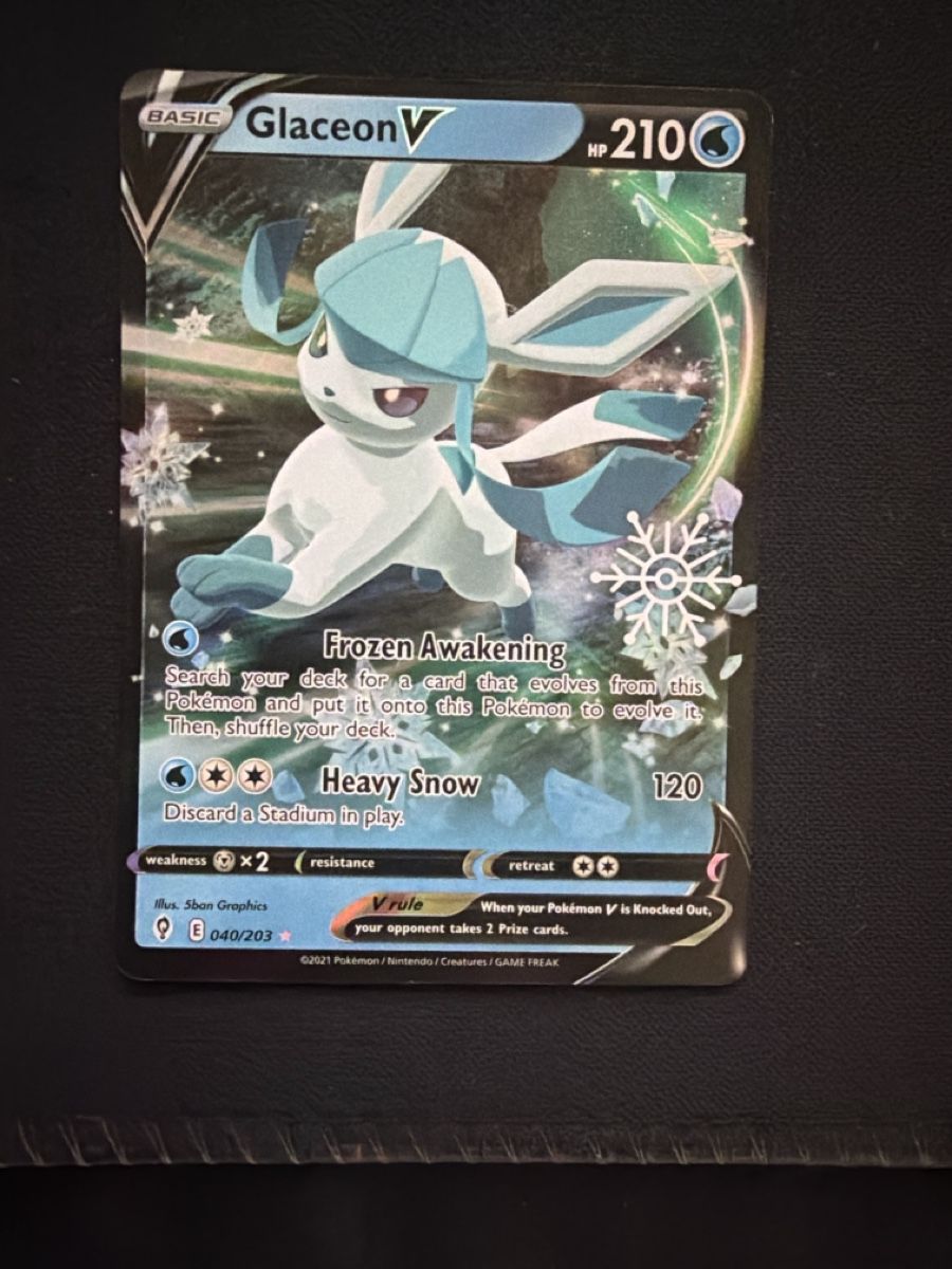 Cartes: Glaceon V 040 – D'occasion à Onex par Shop2Rayan