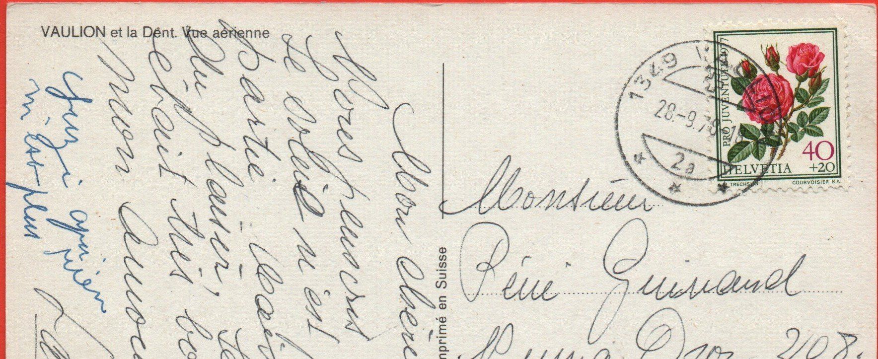 Cartoline postali: VAULION Vue aérienne – Usato da Jona venduto da philajona 1