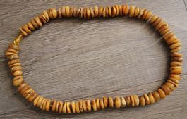 Nachlass: Butterscotch Bernstein Kette Collier 68 Gramm