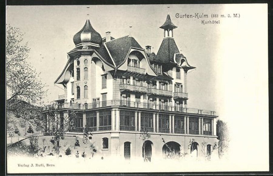 Cartes postales: Gurten-Kulm, Kurhotel um 1900 – D'occasion à Frauenfeld par POML