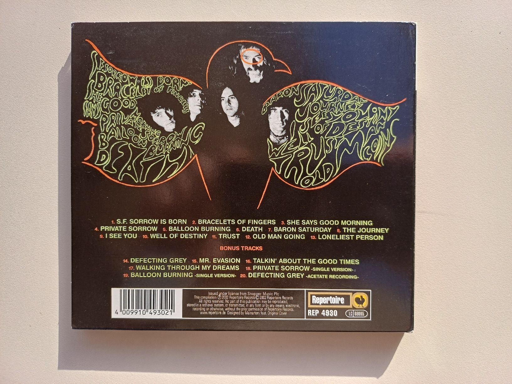 CD: The Pretty Things "S.F.Sorrow" CD digi – Usato da Begnins venduto da Drastic-Sound 1