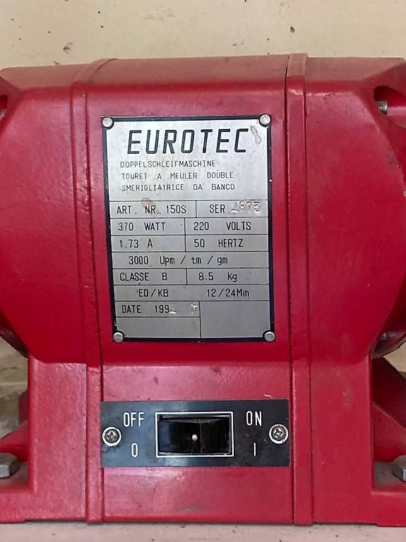 Schleifen & Polieren: Eurotec Doppelschleifmaschine – Gebraucht aus Benken ZH von rom_trs5 1