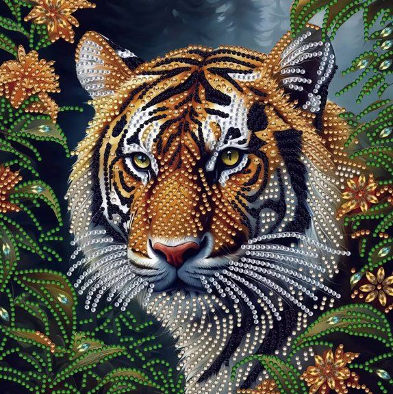 Kit bricolage: Diamond Painting Tiger-21-Poly-226 – Nuovo e nell'imballaggio originale da Obergösgen venduto da Diydiamant