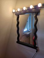 Rampe lumineuse 5 ampoules style loge / salle de bain