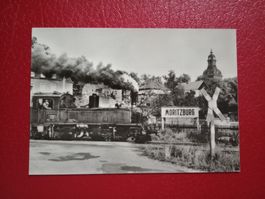 AK Bahn DDR Radebeul Ost-Radeburg Lokomotive bei Moritzburg