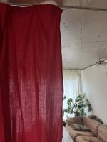Vorhang in rot mod Ritva 140x250 cm