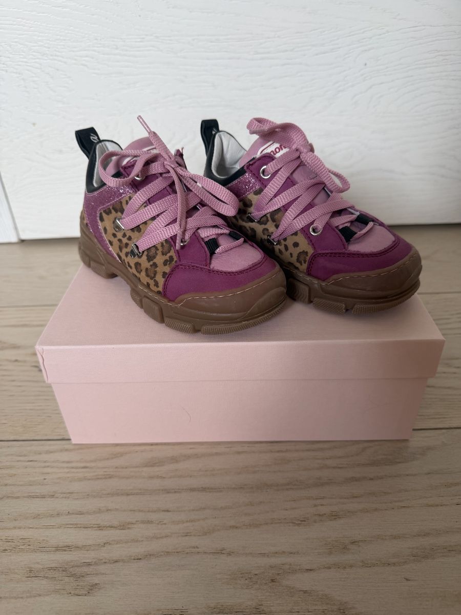 Monnalisa Scarpe da donna: Monnalisa Leopard Print Sneakers, Size 27 – Usato da Dully venduto da rev_l7jp