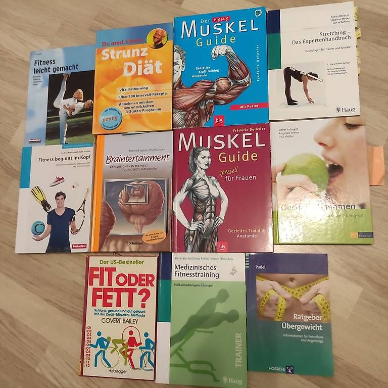 Bücher: Diverse Bücher Fitness/Muskeln Bewegung und Gesundheit – Gebraucht aus Frick von fendiartax