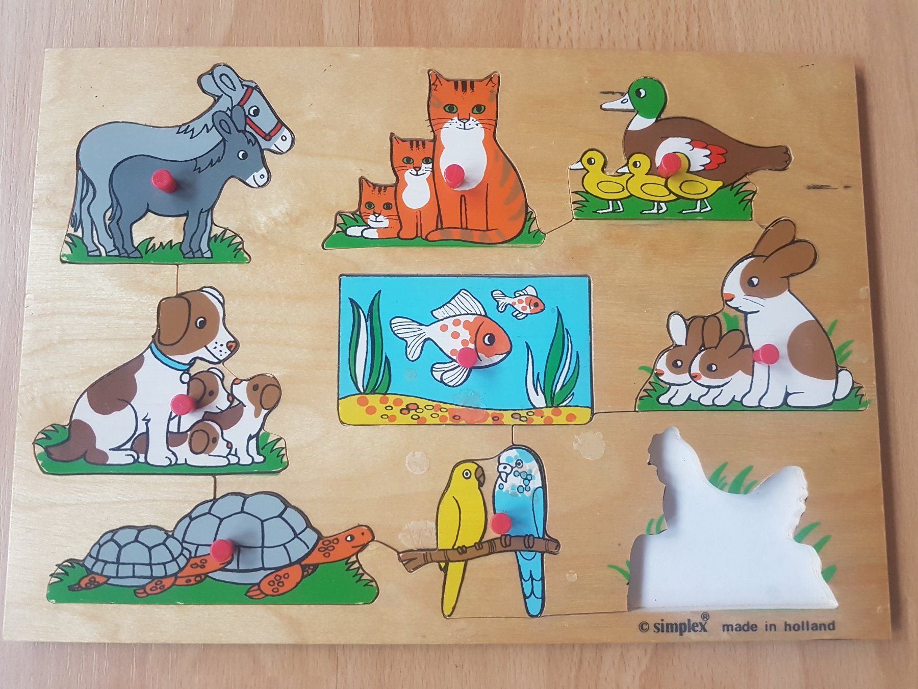 Puzzle: 3 HOLZPUZZLE / KLEINKIND – Usato da Sax venduto da prinzenrollen 2