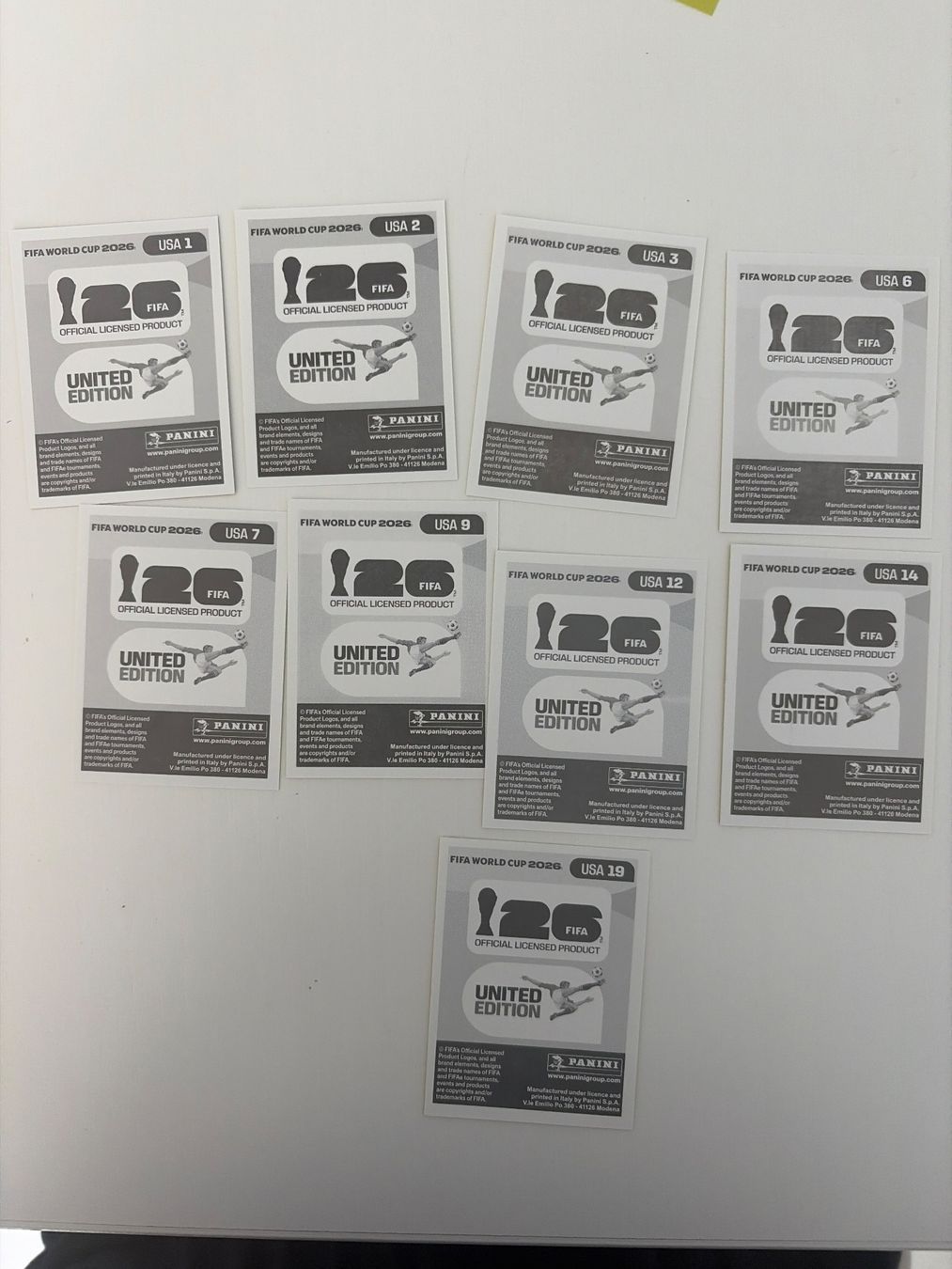 Panini Sammelbilder & Trading cards: Panini WM 2026 Sticker-Team USA – Gebraucht aus Horgen von Alexandergretener 1