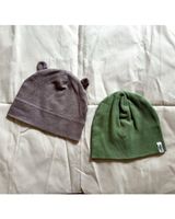 Two light cotton beanies for 9 months old baby 