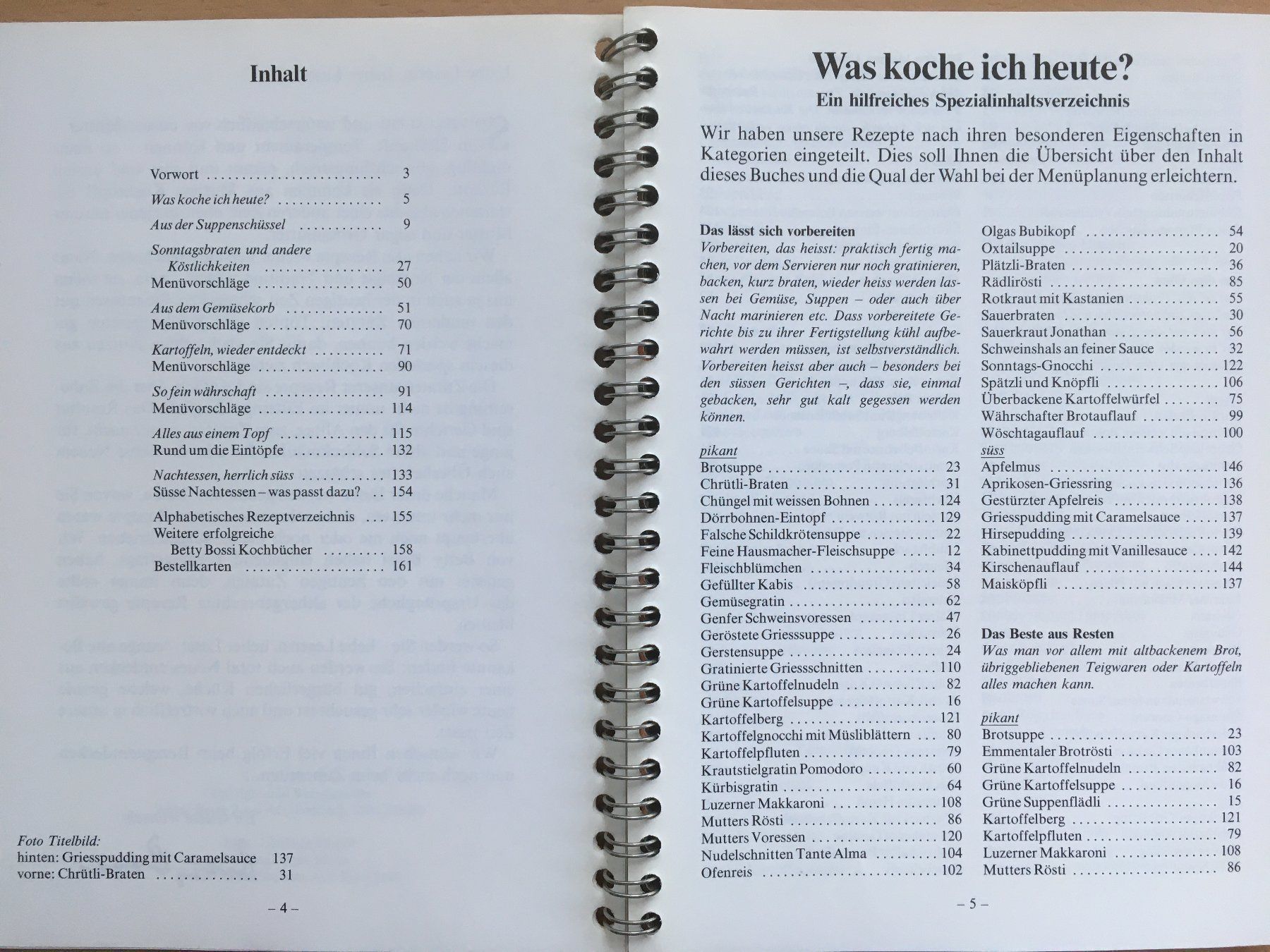 Libri: Aus Mutters Kochtopf; Betty Bossi – Nuovo (secondo la descrizione) da Grenchen venduto da Kogi7 2