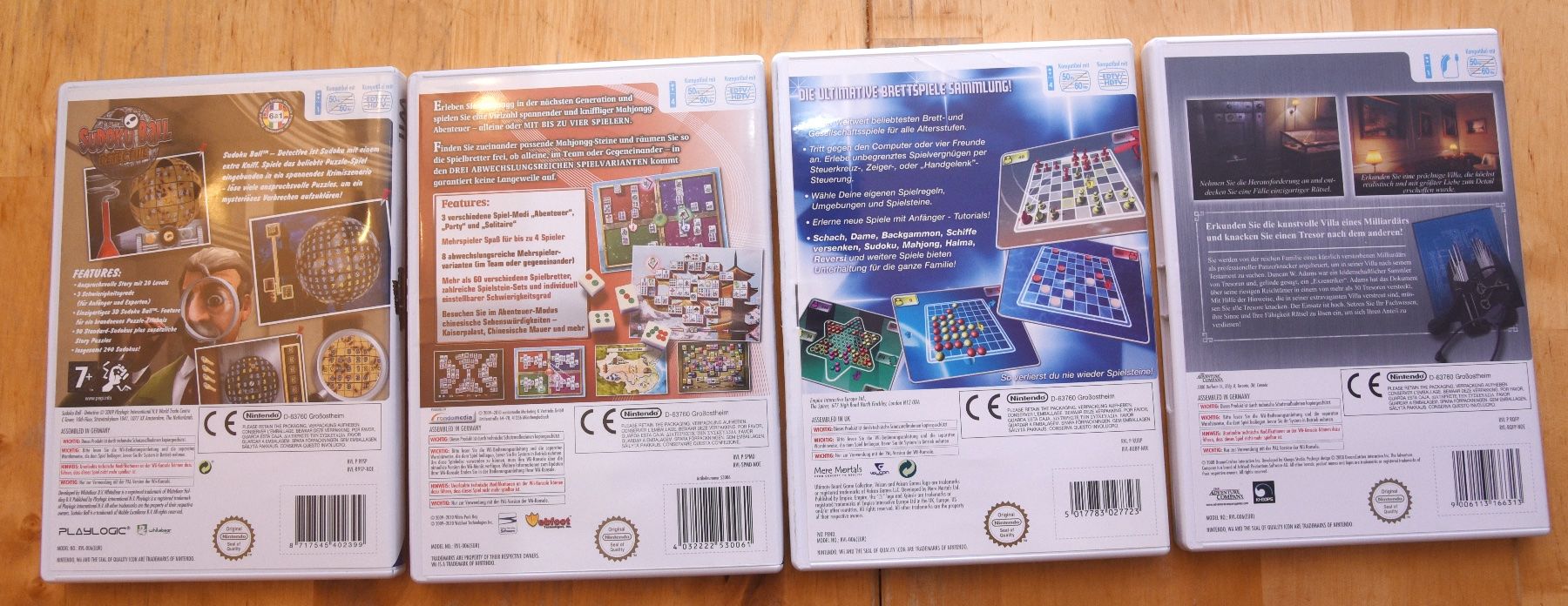 Spiele: Safe Crackers+Brettspiele Sammlung+Mahjongg+Sudoku Ball (CIB – Gebraucht aus Frenkendorf von gelbeZinnie 2