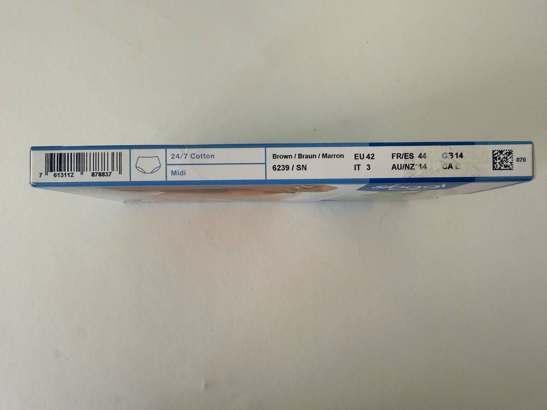 Sloggi Altra biancheria intima: SLOGGI Cotton, Slip Midi, Grösse 42, Farbe Braun – Nuovo e nell'imballaggio originale da Rudolfstetten venduto da gst_g7xl 1