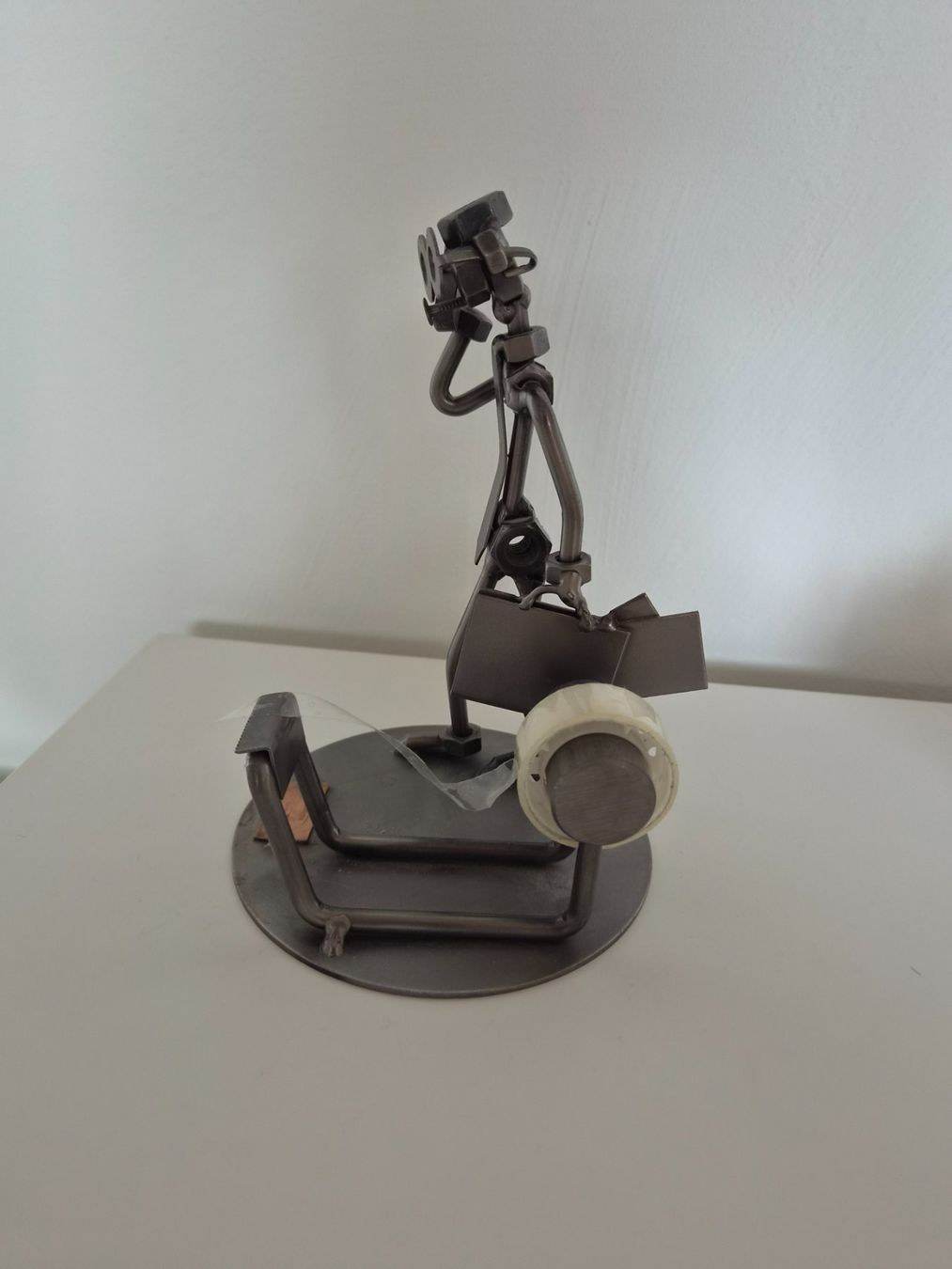 Statuette: Metallfigur Schraubenmännchen Geschäftsmann – Usato da Kloten venduto da soat 2