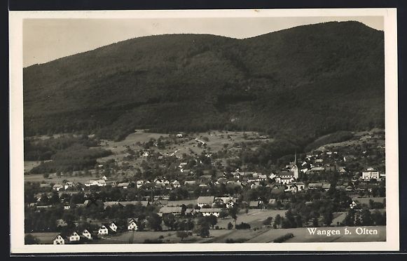 Ansichtskarten: Wangen b. Olten, Teilansicht mit Kirche – Gebraucht aus Berlin von bartko-reher