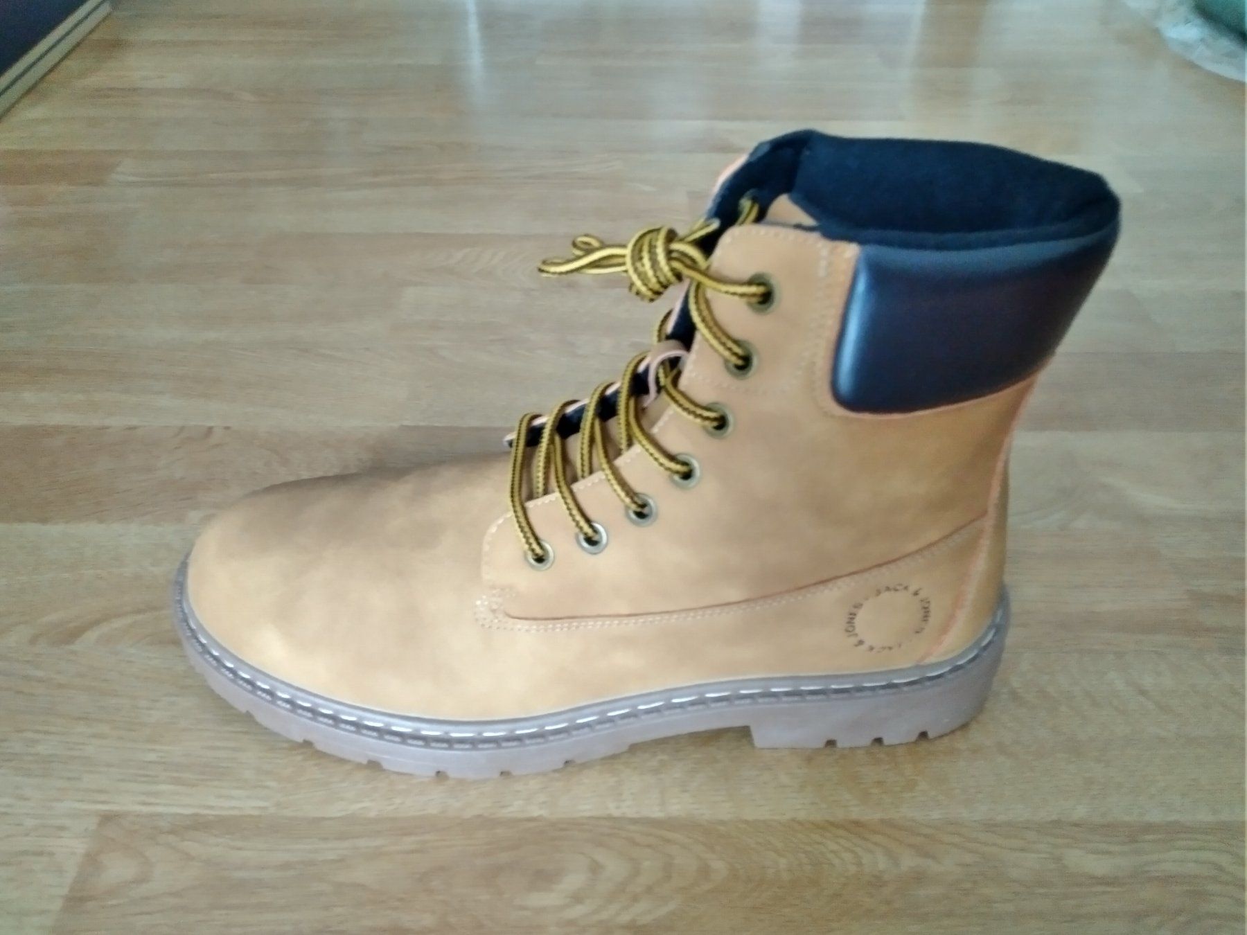 Jack & Jones Scarpe da uomo: Schnürstiefelette - honey – Nuovo (secondo la descrizione) da Zug venduto da guggi717 7