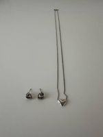 Kette & Ohrringe echt Silber 925