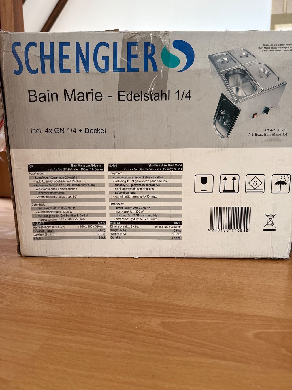 Elettrodomestici da cucina: Elektrisches Bain Marie mit gratis 4 Einsätzen plus Deckel – Usato da Regensberg venduto da and_rl6q 3