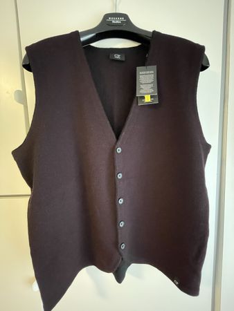 C/F  Klassische Wolle Weste XL